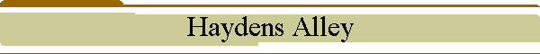 Haydens Alley